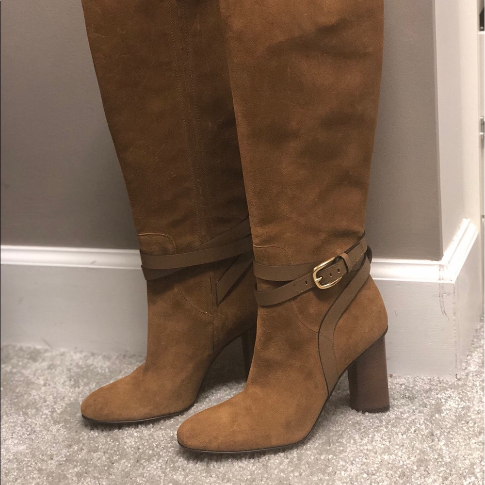 Gucci tall suede boots